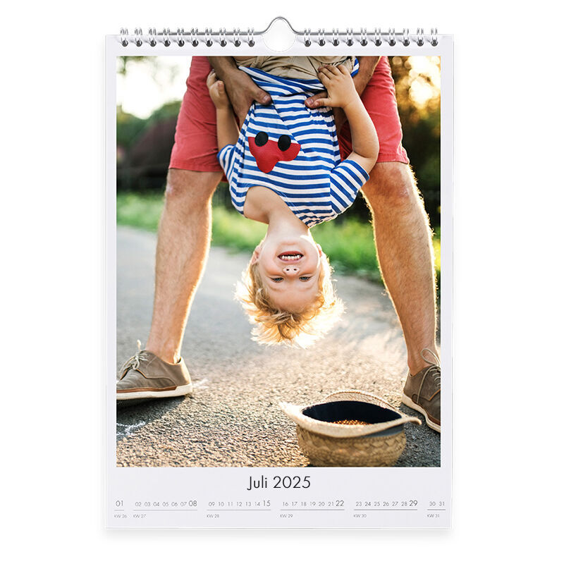 Vægkalender A4 med egen billeder