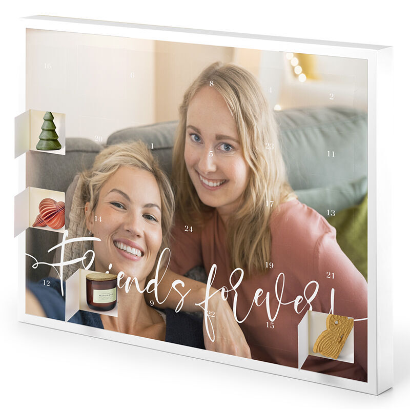 Fyld-selv julekalender - liggende