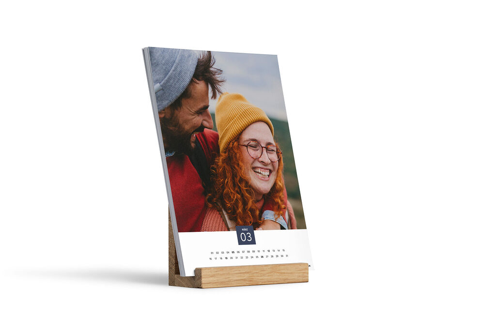 Bordkalender med naturpapir