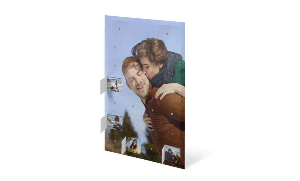 Julekalender med 24 billeder (A4) - stående