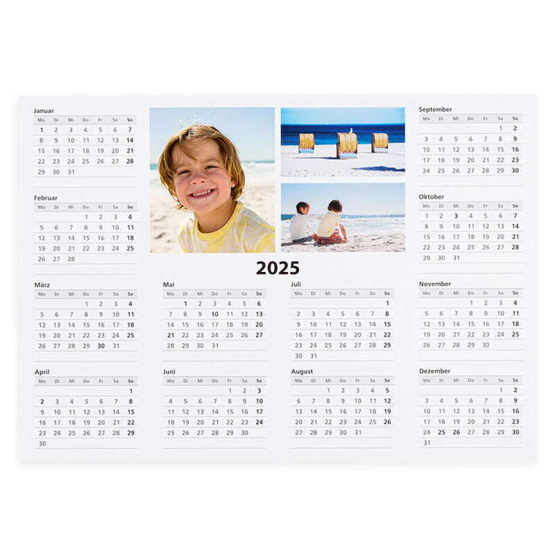 Årskalender (A3) med egen billeder